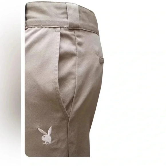 Playboy By Pacsun Tan Work Pants Trousers  Size 30 - Picture 4 of 10